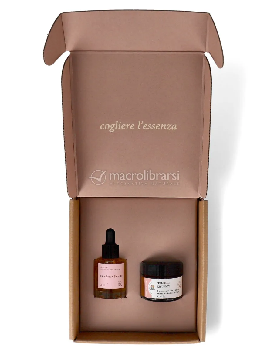 Kit Viso Rigenerante Olfattiva: Crema e Siero con Rosa Damascena