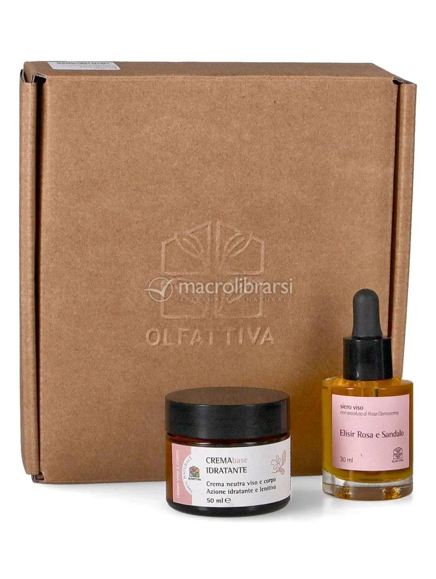 Kit Viso Rigenerante Olfattiva: Crema e Siero con Rosa Damascena