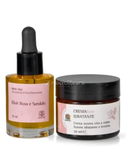 Kit Viso Rigenerante Olfattiva: Crema e Siero con Rosa Damascena