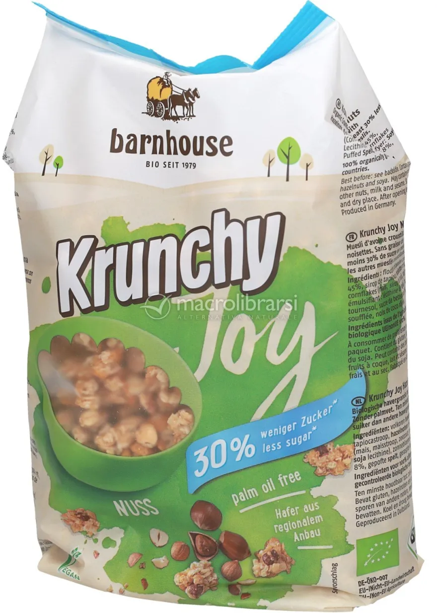 Krunchy Joy Nuss - Muesli Croccante di Avena con Nocciole