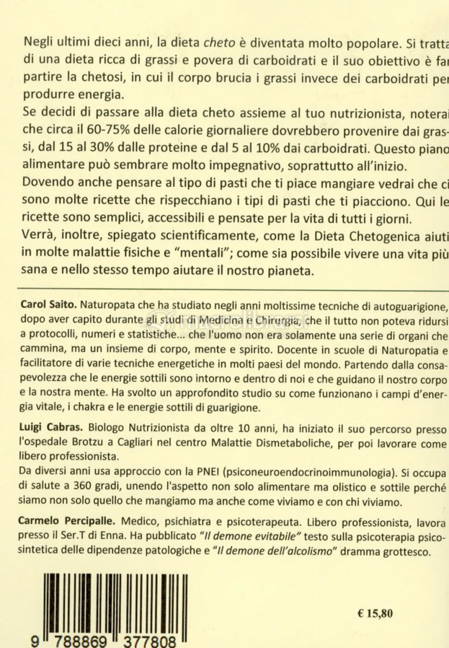 La Dieta Chetogenica Vegana e Vegetariana