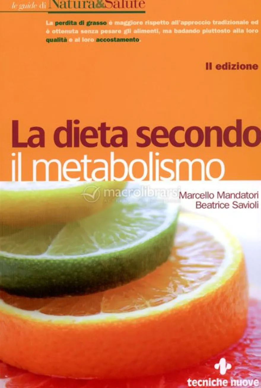 La Dieta Secondo Il Metabolismo