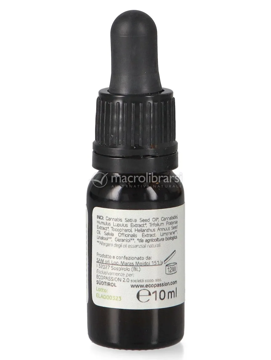 Lady - 10% CBD + Luppolo, Trifoglio e Salvia - 10 ml