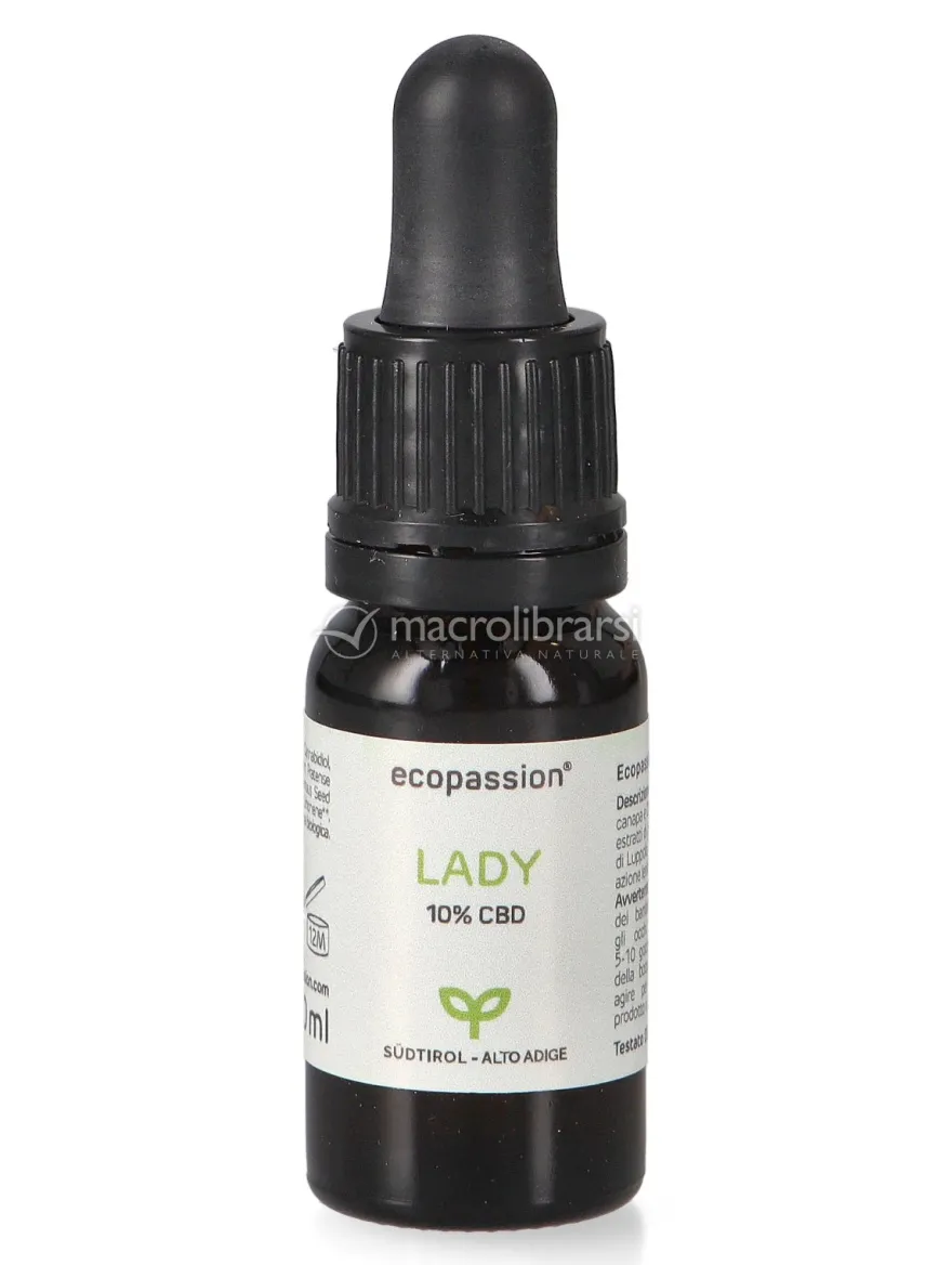 Lady - 10% CBD + Luppolo, Trifoglio e Salvia - 10 ml