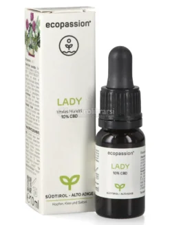 Lady - 10% CBD + Luppolo, Trifoglio e Salvia - 10 ml
