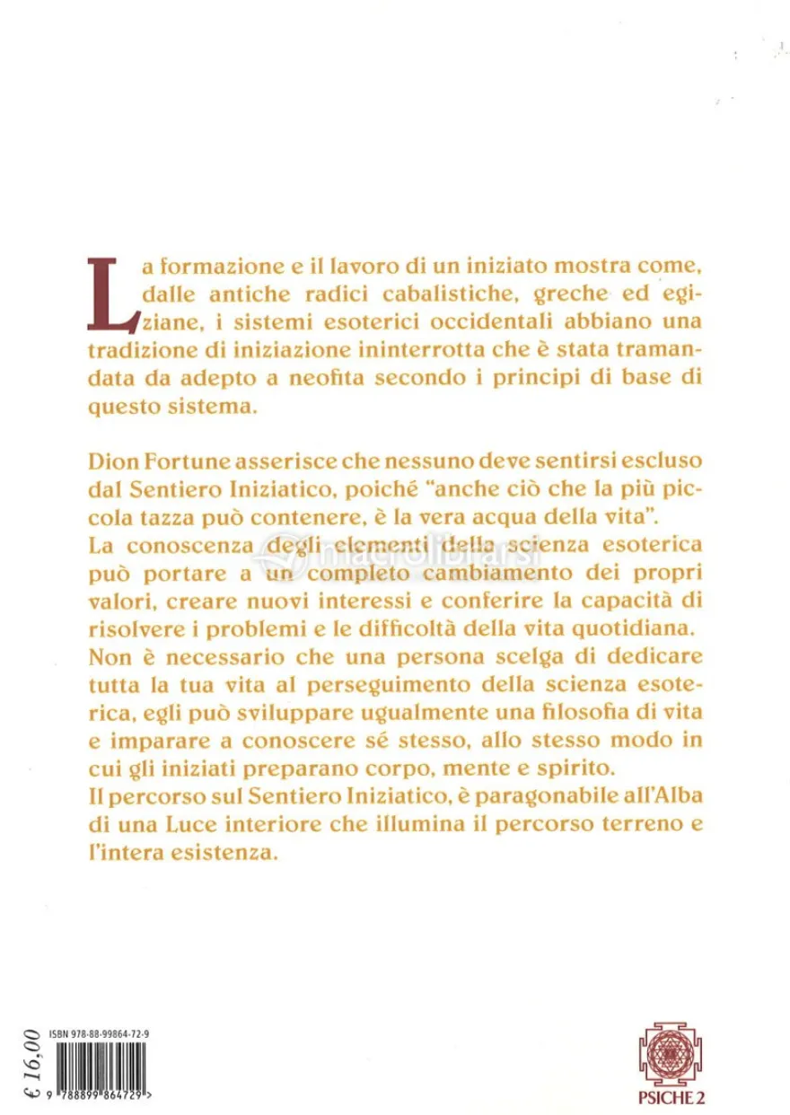 La Formazione e il Lavoro di un Iniziato
