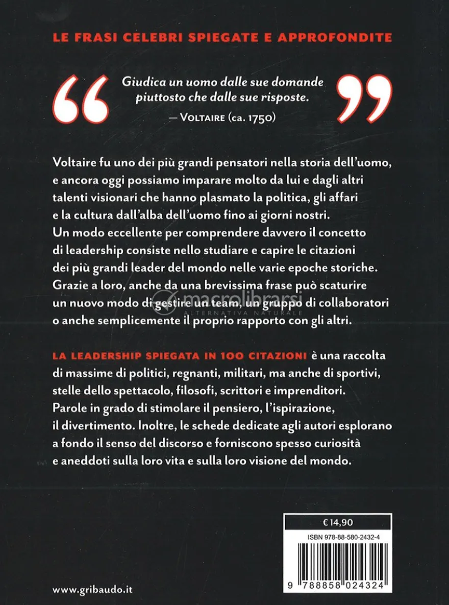 La Leadership spiegata in 100 Citazioni