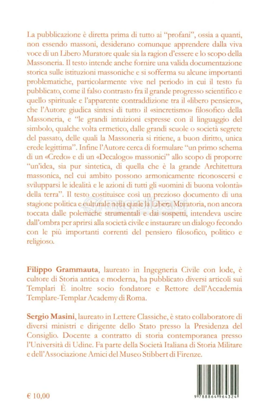 La Massoneria - Essenza e Scopo