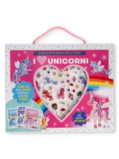 La Mia Valigetta Creativa con gli Sticker - Unicorni