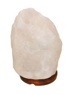 Lampada Sale Himalayano - Bianco