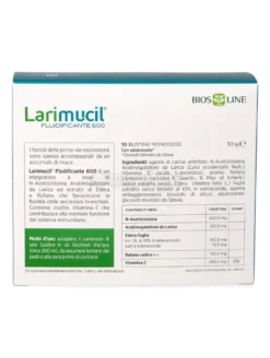 Larimucil Fluidificante 600 - Bustine Monodose