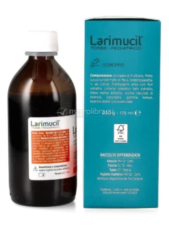 Larimucil Tosse Pediatrico - Sciroppo per la Tosse Secca e Grassa