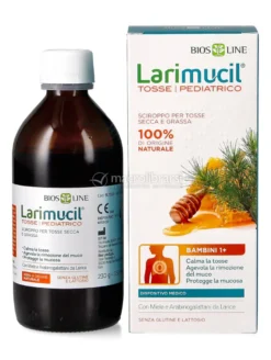 Larimucil Tosse Pediatrico - Sciroppo per la Tosse Secca e Grassa