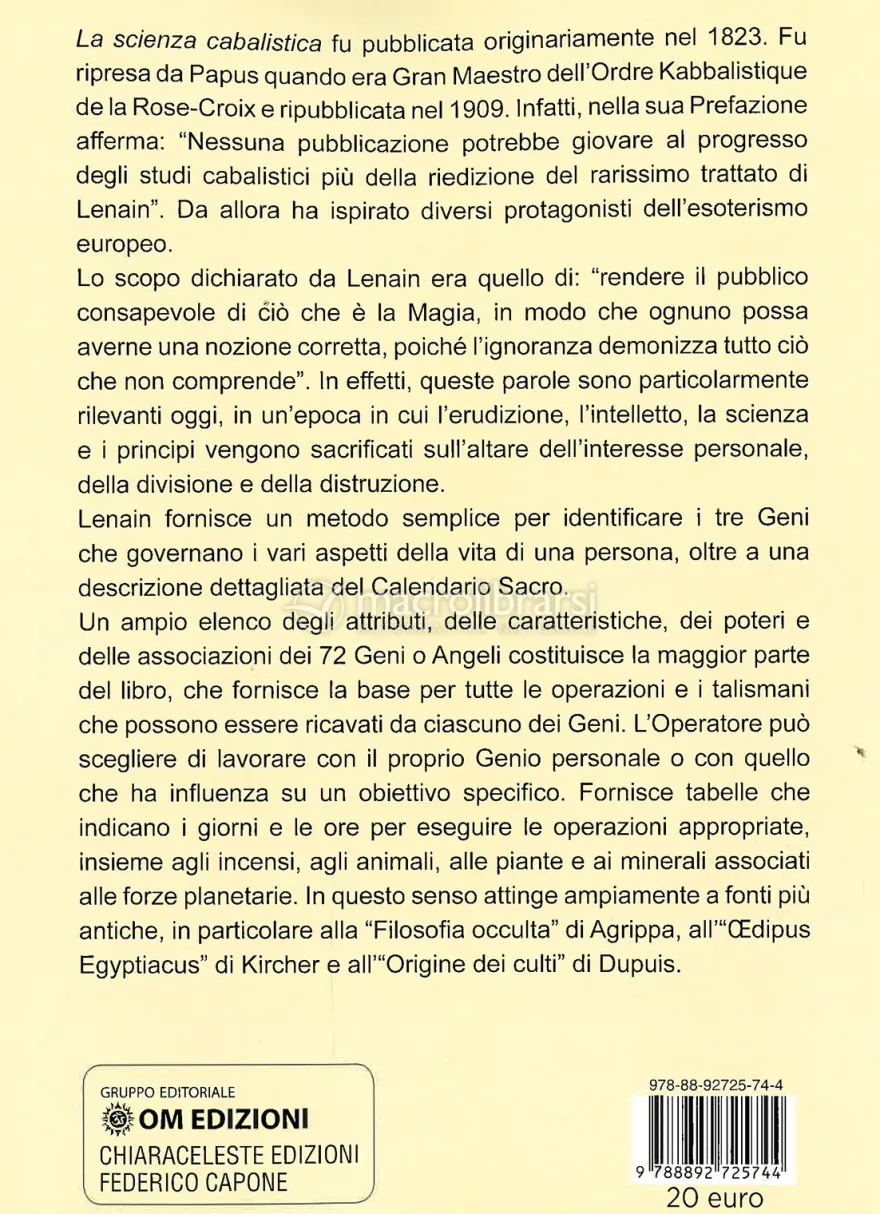 La Scienza Cabalistica