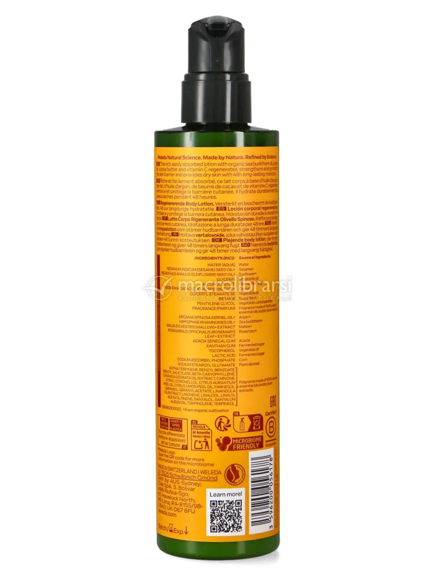 Latte Corpo Rigenerante Olivello Spinoso