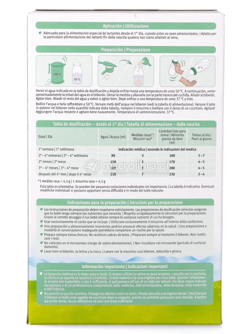 Latte di Capra per Lattanti 1 Holle Bio