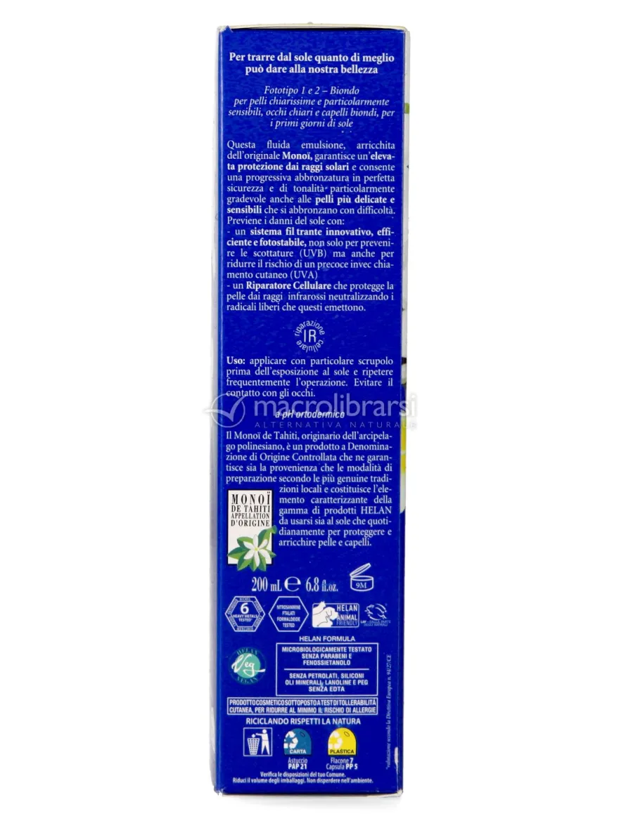 Latte Solare Abbronzante Emolliente SPF 30