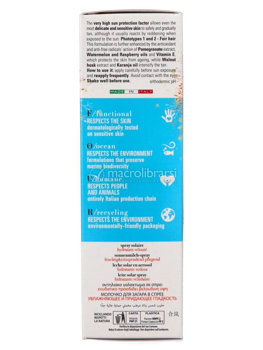 Latte Solare Spray SPF50+ Four Respect