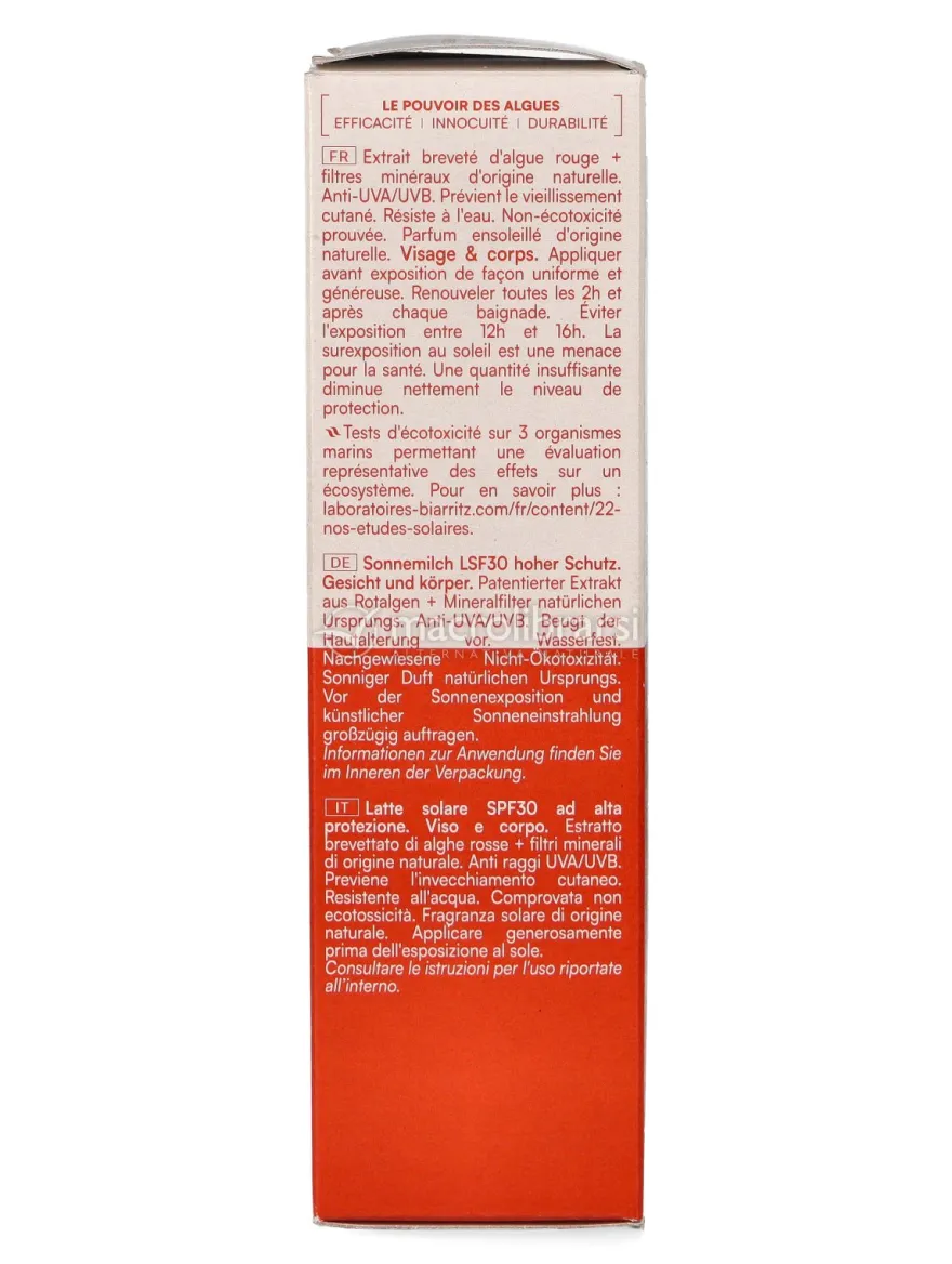 Latte Solare Viso e Corpo SPF 30 - 100 ml
