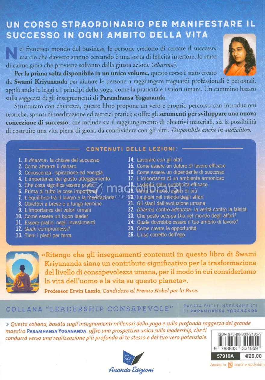 La Via del Successo con i Principi dello Yoga