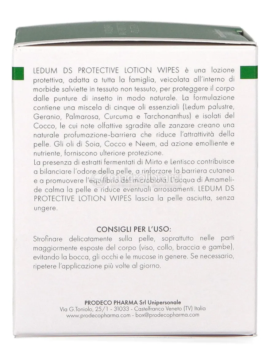 Ledum DS Lozione Protettiva - Salviette