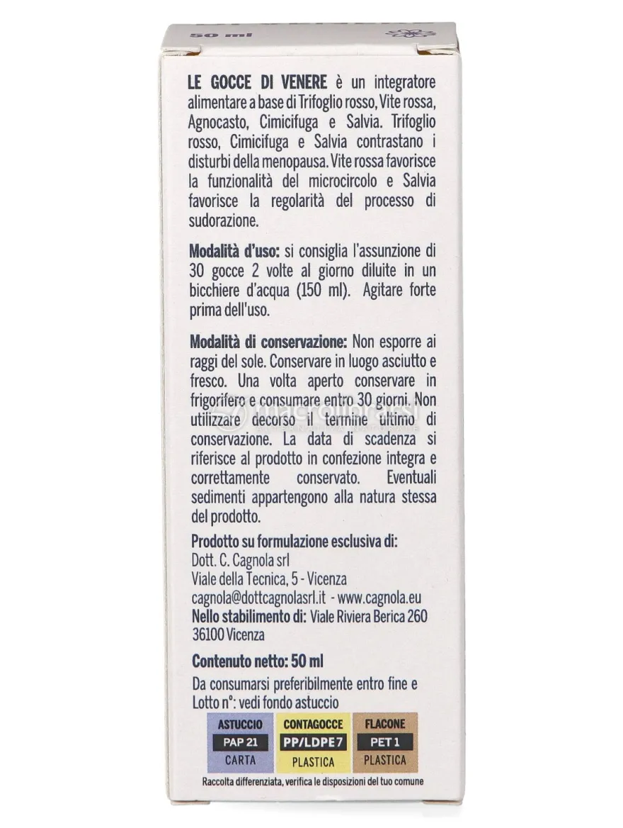 Le Gocce di Venere - Contrasta i Disturbi della Menopausa