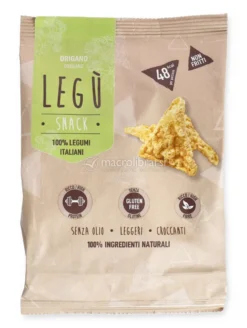 LEGÙ® Snack Senza Glutine - Triangoli di Legumi con Origano