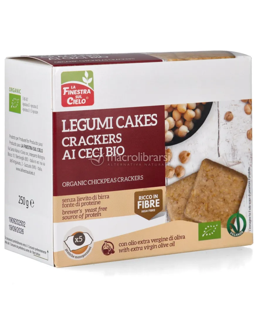 Legumi Cakes - Crackers di Ceci Bio - 250 G