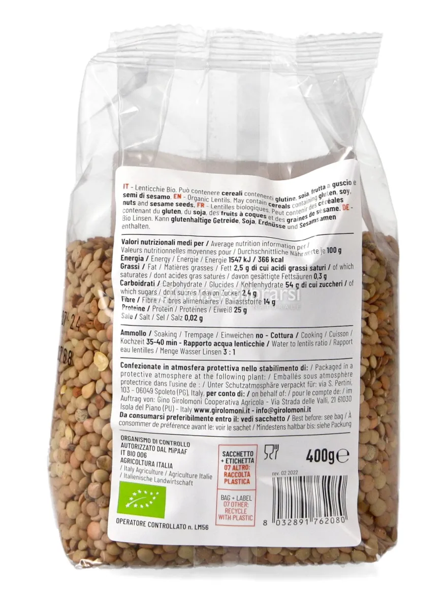 Lenticchie Bio