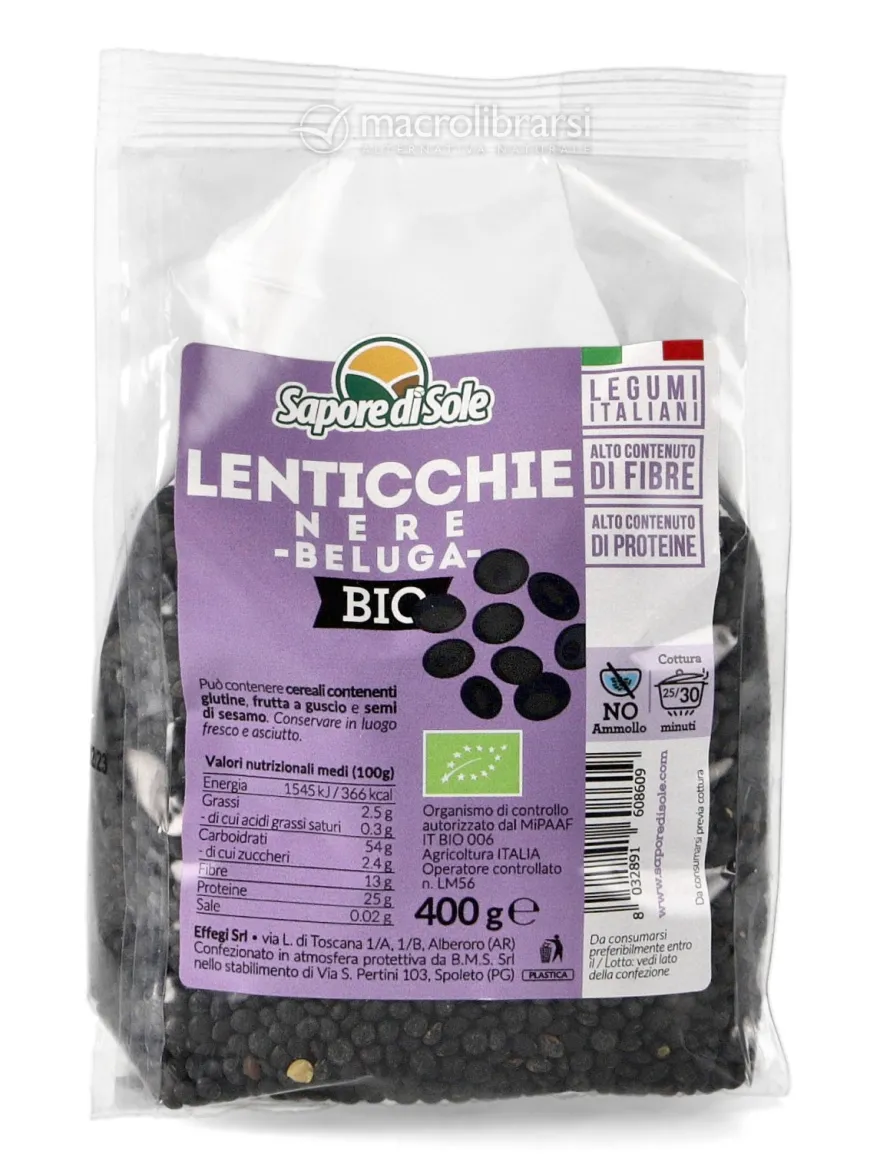 Lenticchie Nere Beluga Bio