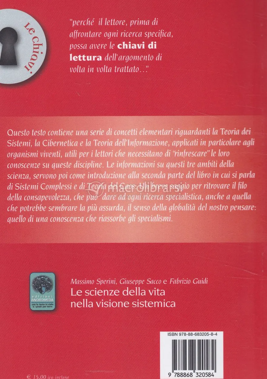 Le Scienze della Vita nella Visione Sistemica