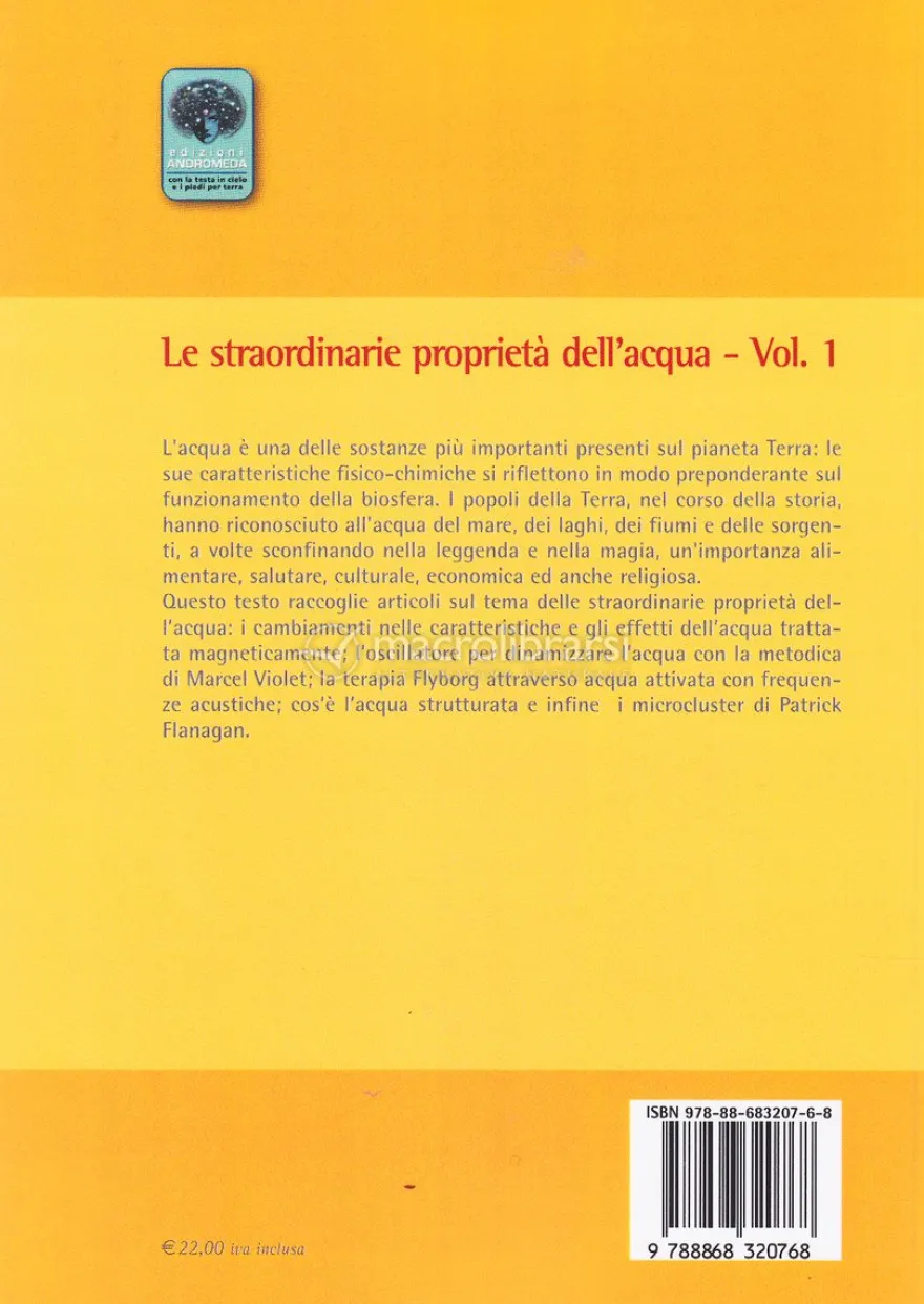 Le Straordinarie Proprietà dell'Acqua - Vol. 1