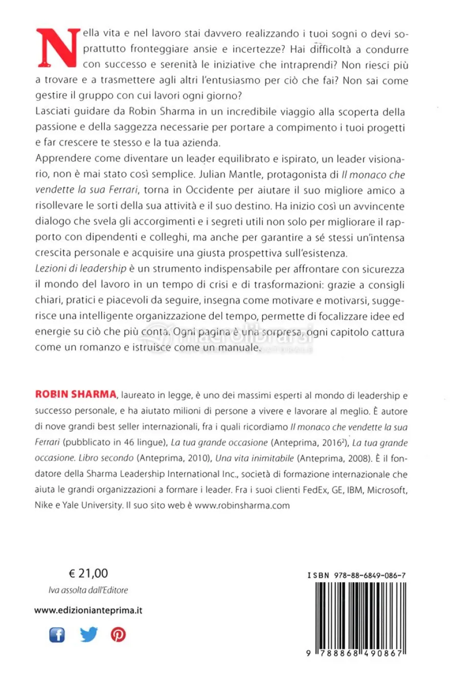 Lezioni di Leadership dal Monaco che Vendette la Sua Ferrari