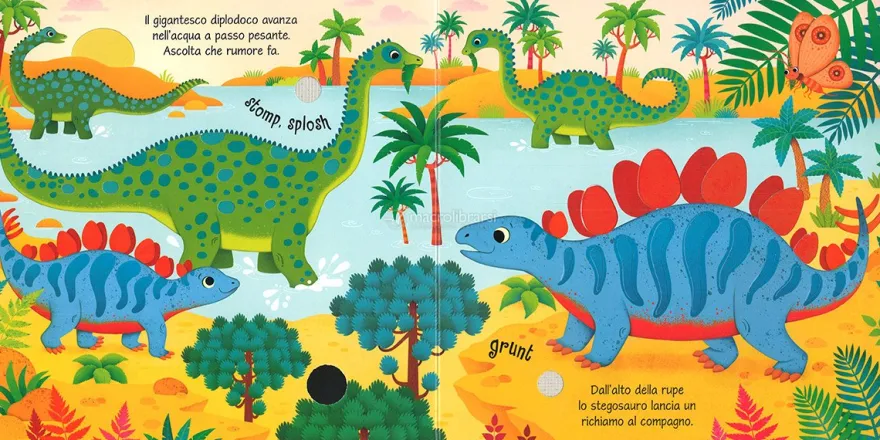 Libri Tattili Sonori - I Dinosauri