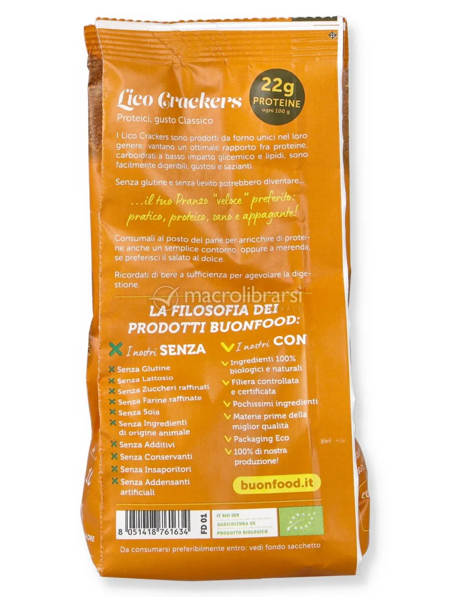 Lico Crackers con Licopene - Gusto classico - 100 g