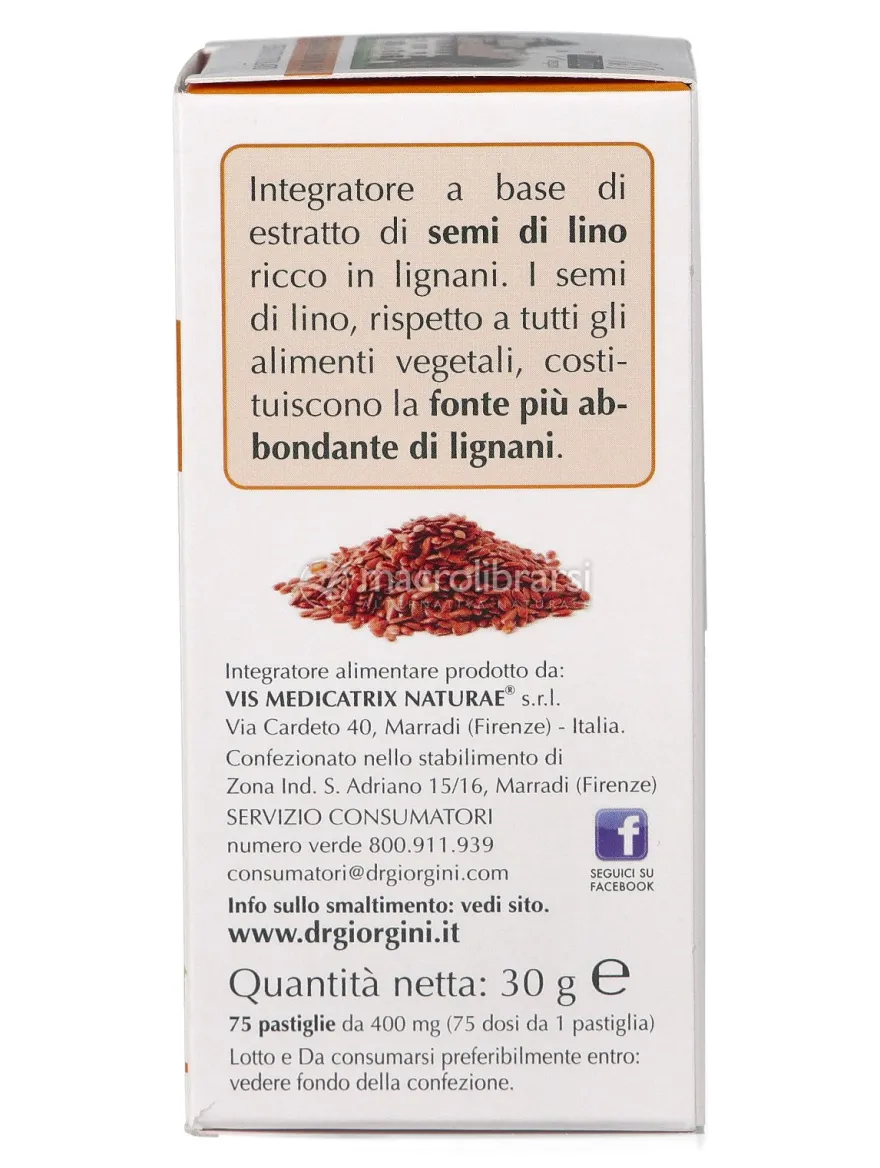 Lignani da Semi di Lino - Pastiglie
