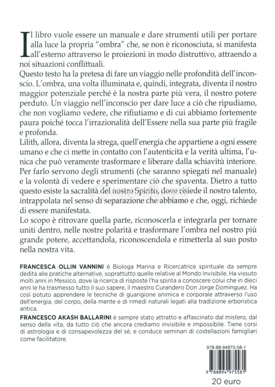 Lilith - L'Integrazione dell'Ombra