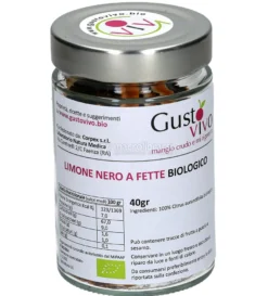 Limone Nero a Fette Bio, Crudo e Fermentato Naturalmente