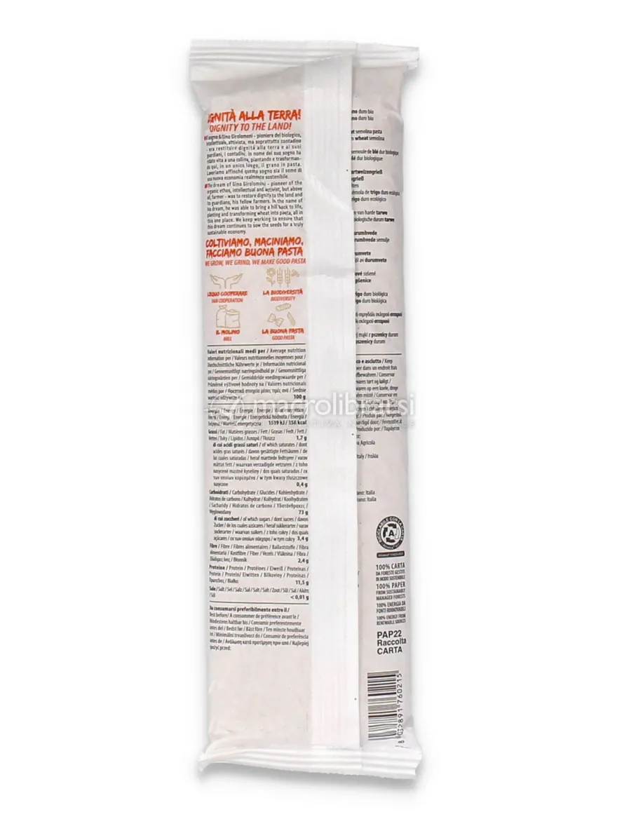 Linguine di Semola di Grano Duro Bio - Trafilata al Bronzo