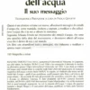 L'Insegnamento dell'Acqua