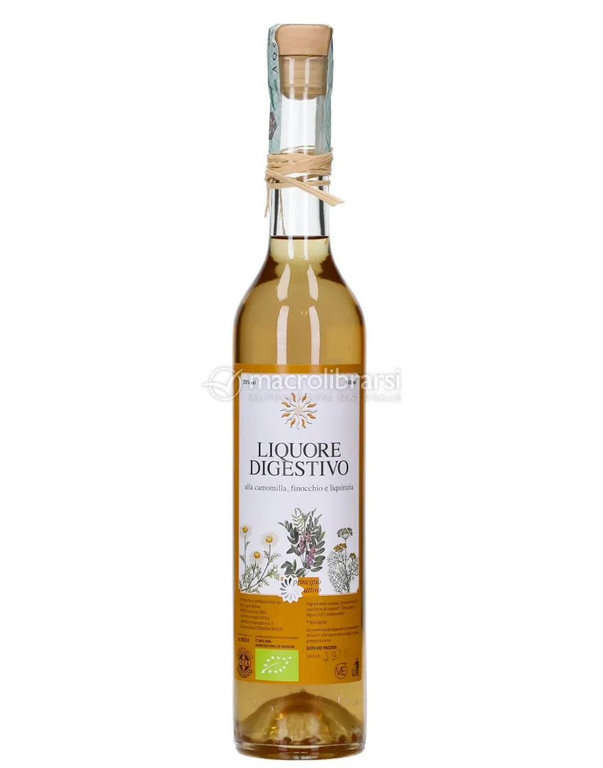 Liquore Digestivo alla Camomilla, Finocchio e Liquirizia