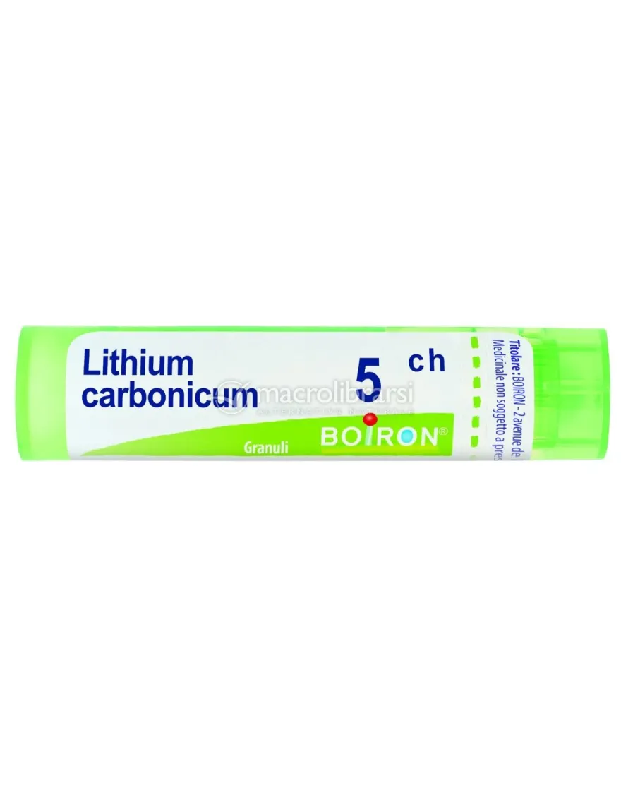 Lithium Carbonicum 5CH Granuli Boiron