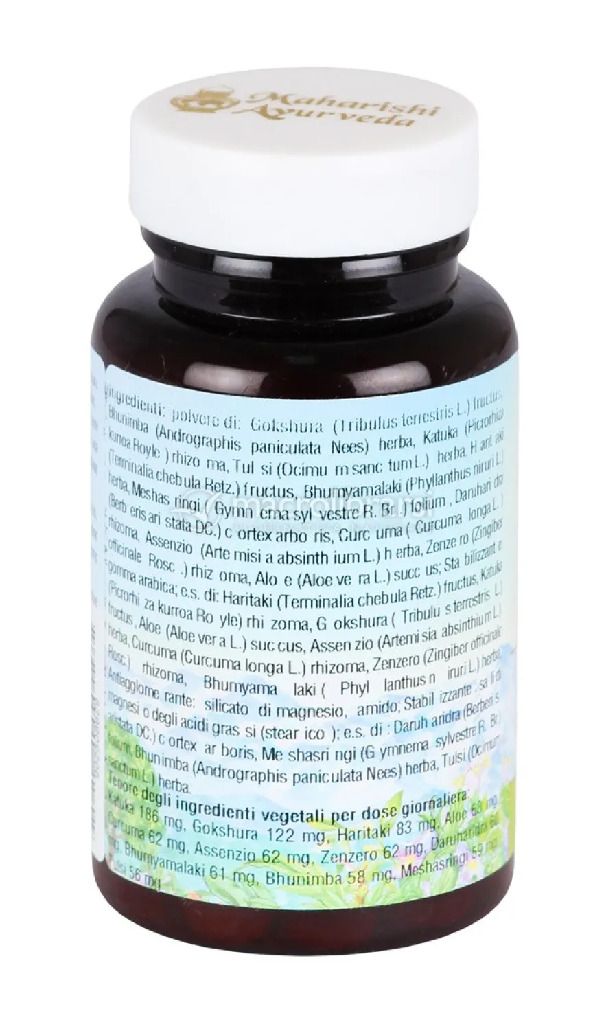 Livomap - Integratore di Haritaki, Katuka, Aloe, Curcuma, Bhumyamalaki e Daruharidra