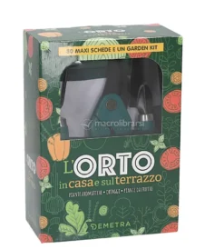 L'Orto in Casa e sul Terrazzo - Kit Giardinaggio + 30 Schede