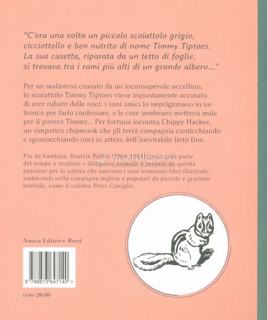 Lo Scoiattolo Timmy Tiptoes
