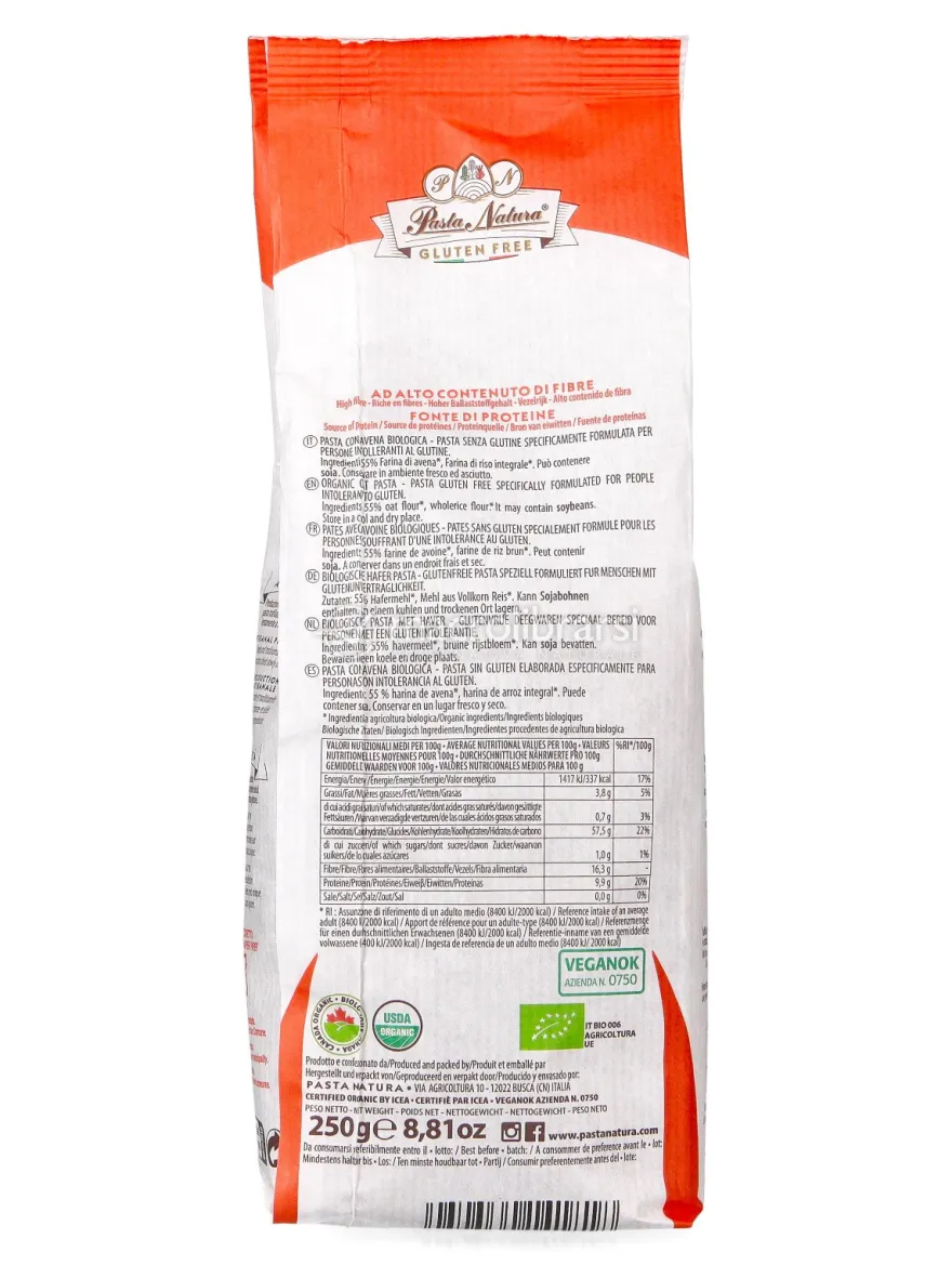 Maccheroni di Avena Bio