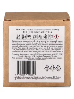 Maggio - Candela Profumata in Cera di Soia - 90g