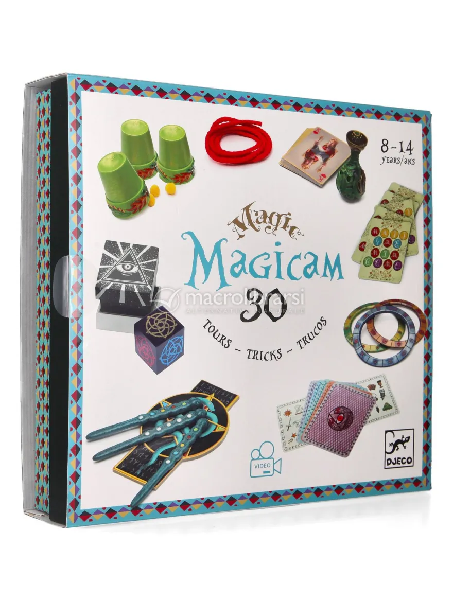 Magicam - Set Djeco con 30 Trucchi di Magia