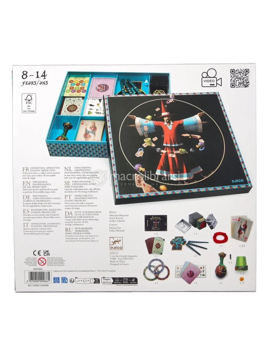 Magicam - Set Djeco con 30 Trucchi di Magia