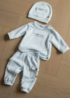 Maglia Bimbo con Logo - Water Blue - 1m